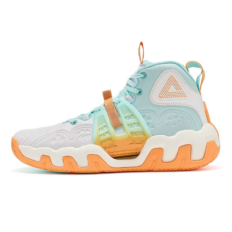 PEAK - Sepatu Basket Peak Blue Orange Limited Edition (Basketball shoes) - Sepatu Olahraga Pria