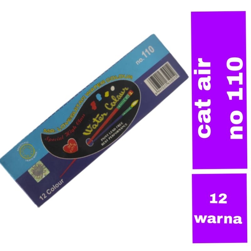 

cat air water mr love guitar colour no 110 120 12 warna