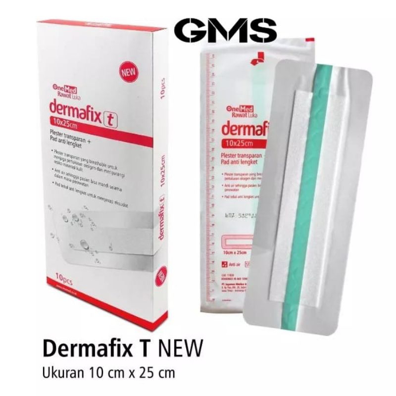 Dermafix T Onemed Plester Luka Transparant Anti Air