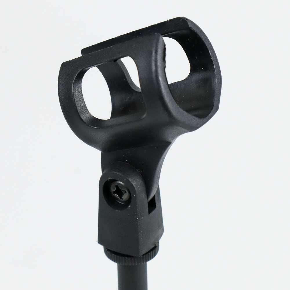 Stand Microphone - Stand Mikrofon - Microphone Holder Adjustable Stand Mic meja podium podcast