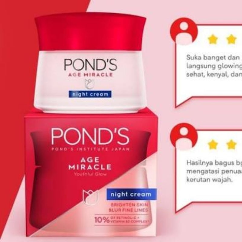 Ponds Age Miracle Day &amp; Night Cream 9 gr - 50 gr