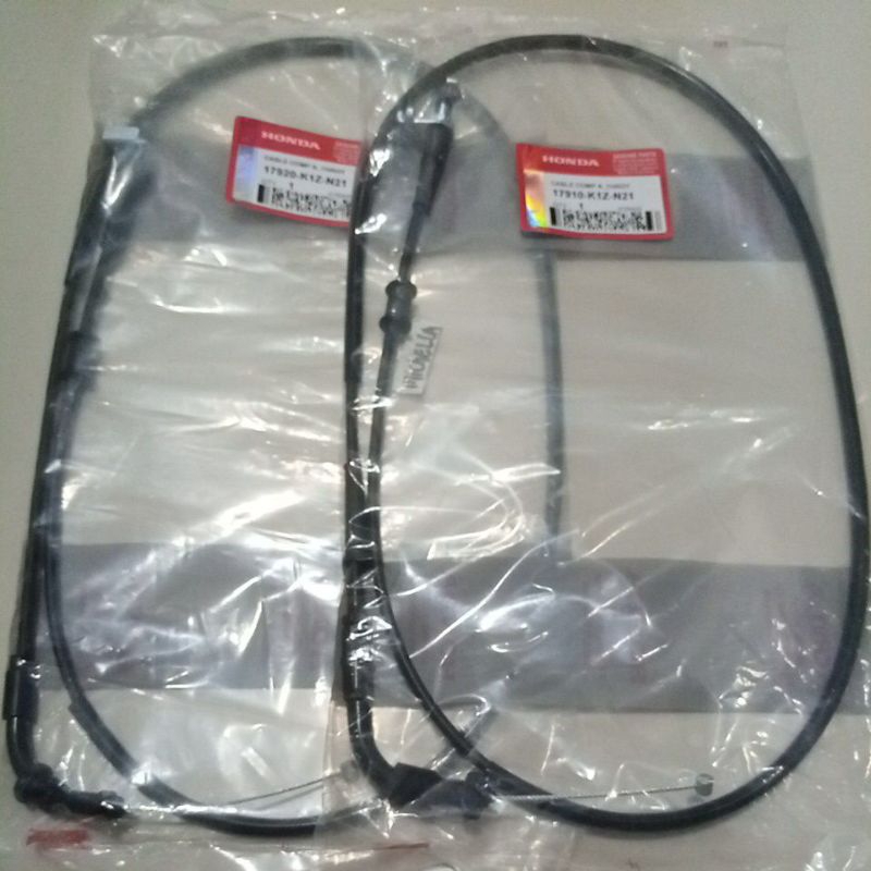 kabel gas PCX 160 (K1Z) harga 1 set Atas &amp; Bawah