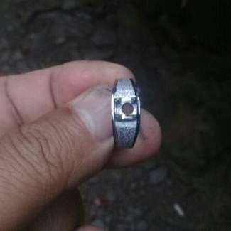cincin monel gigi 4 untuk batu amerika diamond,akik dll..