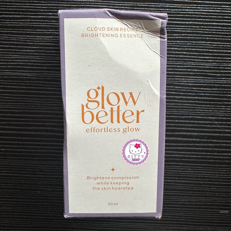 GLOW BETTER Effortless Glow Cloud Skin Recipe Brightening Essence