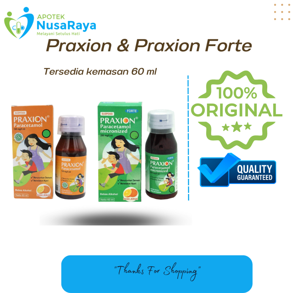 

Praxion Penurun Demam Anak/ Demam Anak / Nyeri / Paracetamol / Penurun Panas/ Anak