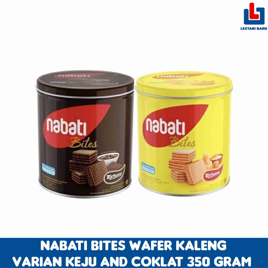 

Nabati Bites Wafer Kaleng Varian Keju & Coklat 240 Gram Edisi Lebaran