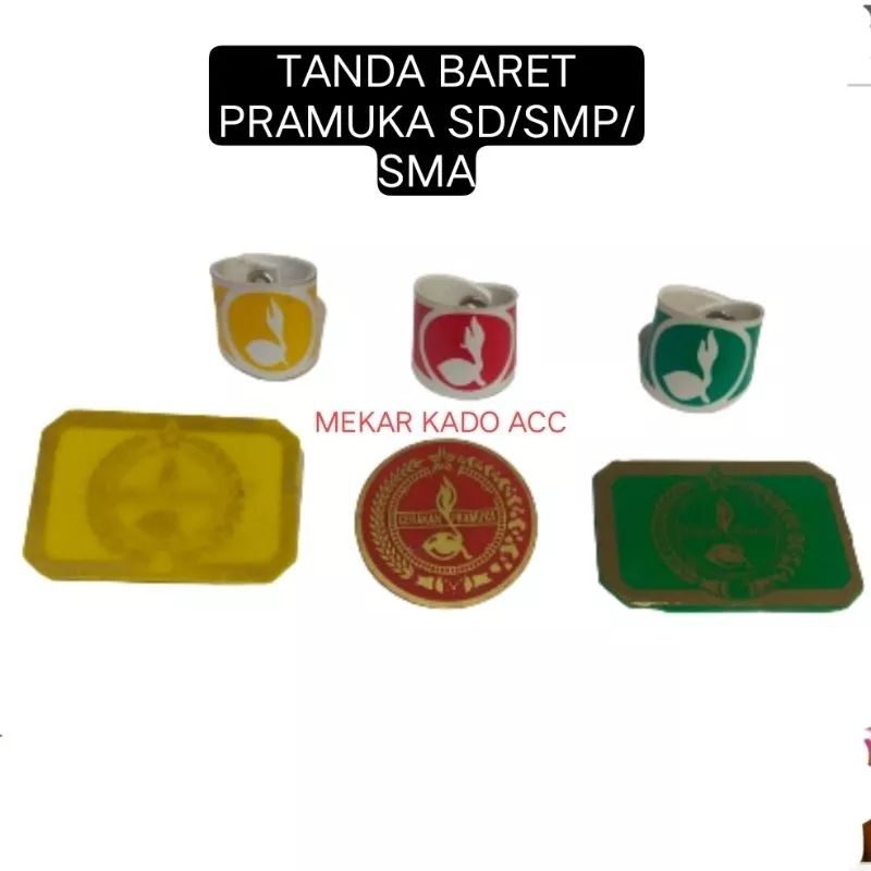 Ring Kacu Pramuka/Tanda Baret Topi Pramuka/kacu