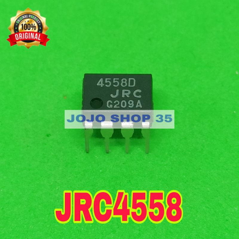 1pc IC ORIGINAL JRC4558 JRC 4558 JRC4558D JRC 4558D ASLI Original jrc4558 jrc 4558 jrc 4558d