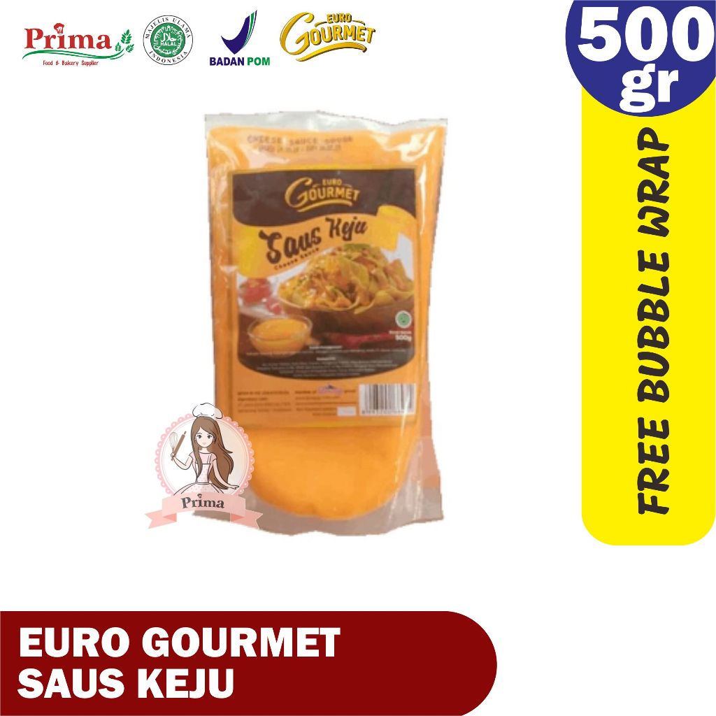 

Saus keju -- EURO GOURMET CHEESE SAUCE 500gr
