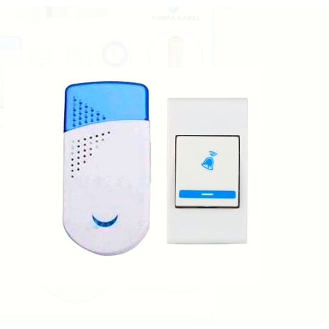 DHIO - Bel Pintu Rumah V-ZORR Doorbell Chime Wireless + Remote Tanpa Kabel VZORR Range 100M