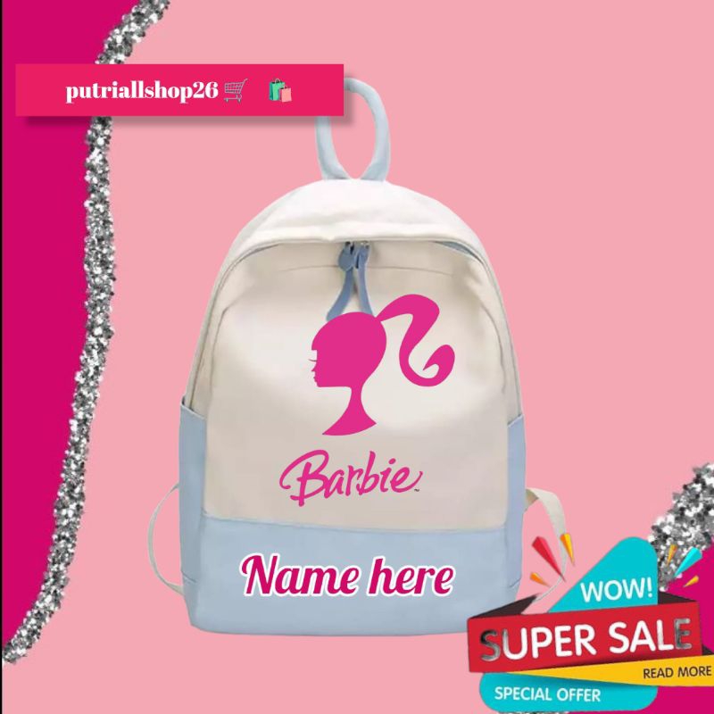 TAS RANSEL BACKPACK ANAK MOTIF BARBIE