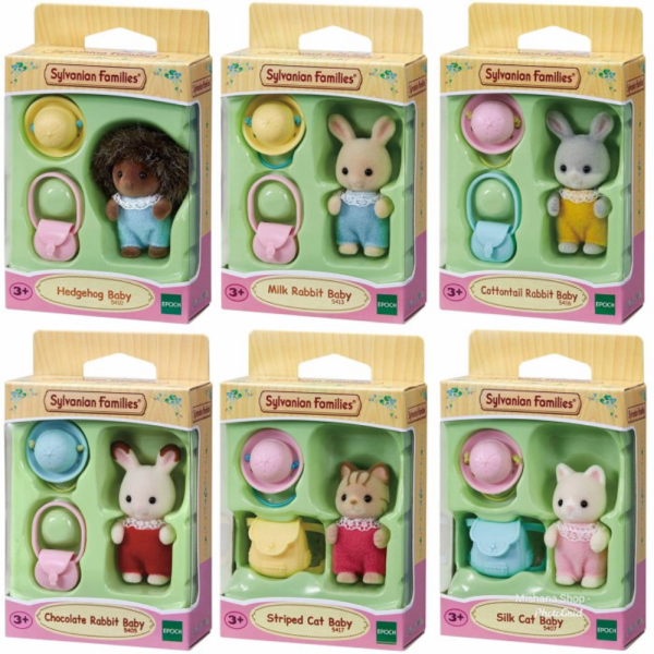 

Unik Boneka Sylvanian Families Silk Hedge Choco Milk Cottontail Stripe Baby - Random Diskon