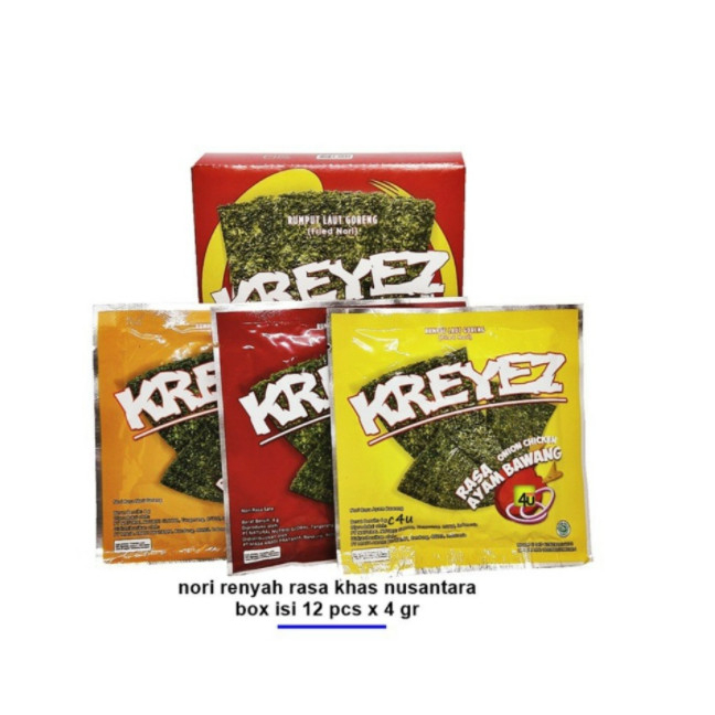 

Kreyez Rumput Laut 12x4gr