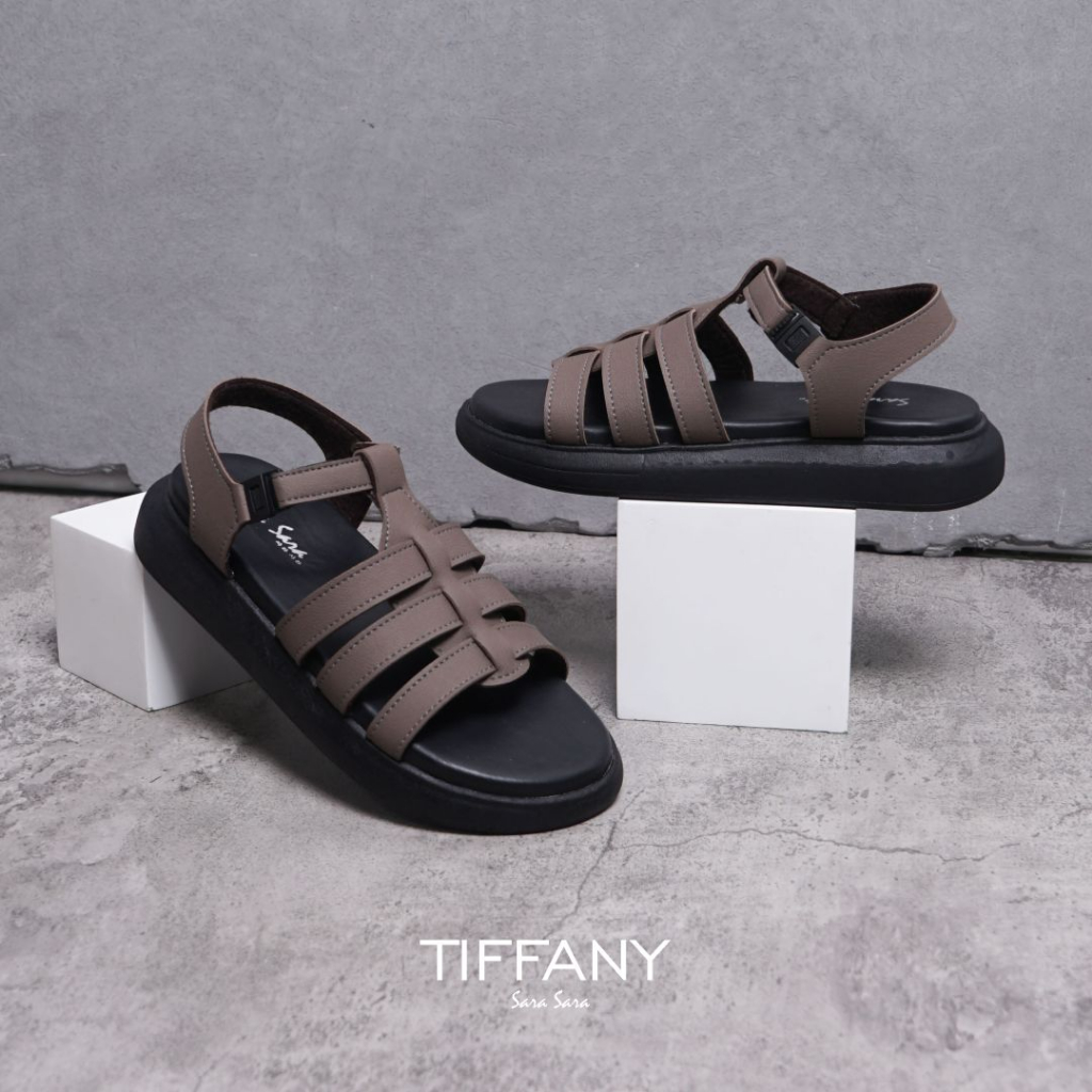 Sara Sara TIFFANY Sepatu Sendal Wanita sandal flat wanita sandal tali empuk terbaru