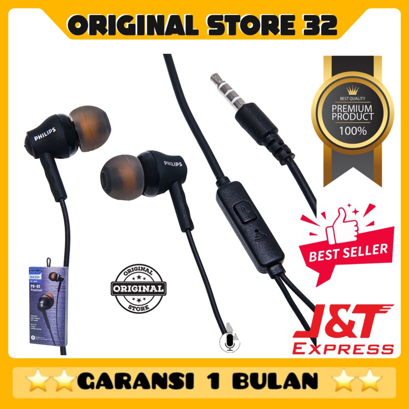 HF/HEADSET / EARPHONE PHILIPS PH-02 (PREMIUM ) SUPER BASSS