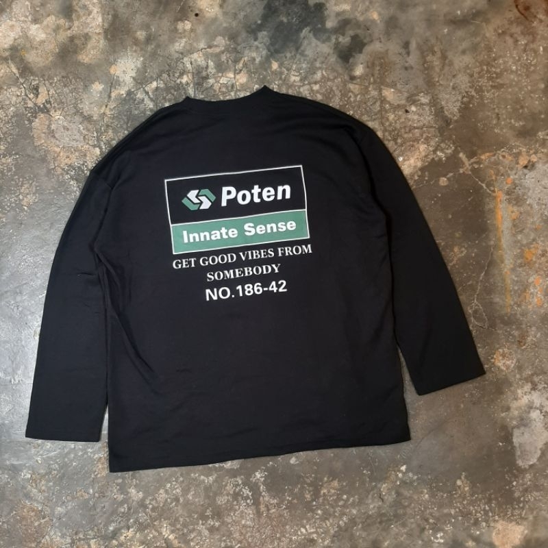 LONGSLEEVE BACKHIT LOGO AWESOME APPAREL