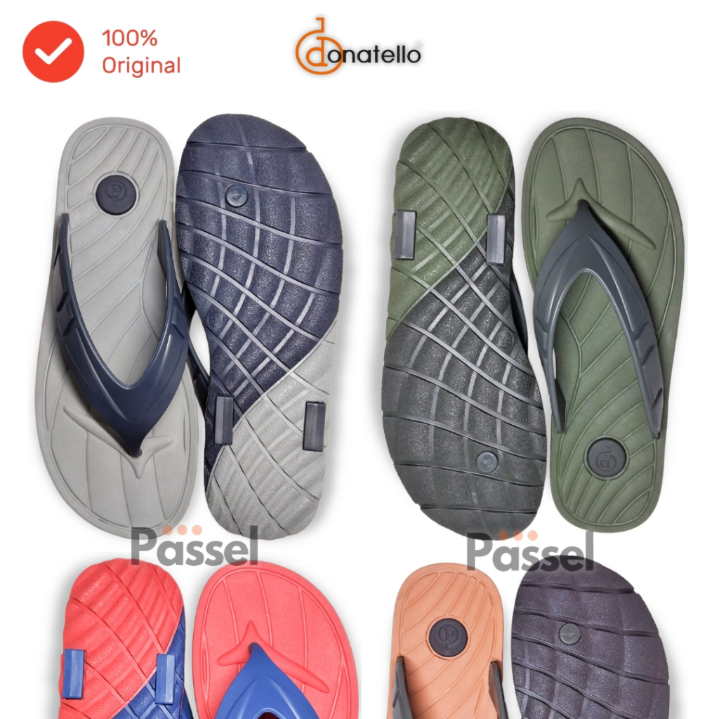 Donatello Sz. 39-43  Sandal Jepit Pria Colored TPR | SM810201