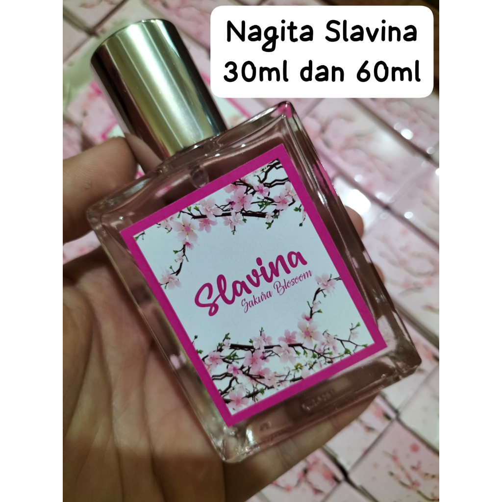 Parfum Nagita Slavina Eau De Parfume 30 ml dan 50 ml Aroma Sakura Blosoom / Parfum Ngta Slav Pengharum Wanita Tahan Lama / Body Spray EDT Minyak Wangi Semprot Parfume 30ML 60ML Eau de Toilette Fragrance