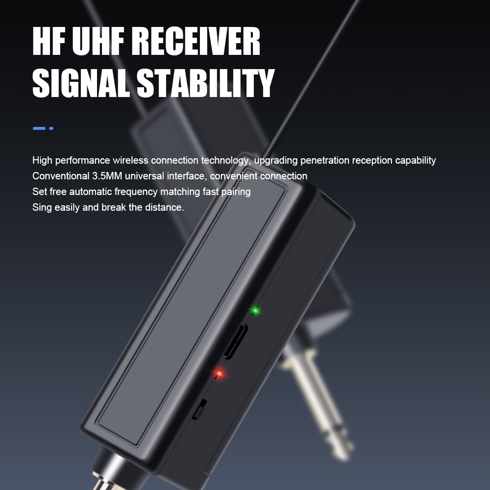 NEW BAXS V601/V602 nirkabel mikrofon genggam UHF FM Pasang danmainkan Peralatan Bernyanyi PeralatanAudio Hiburan Rumah wireless microphone