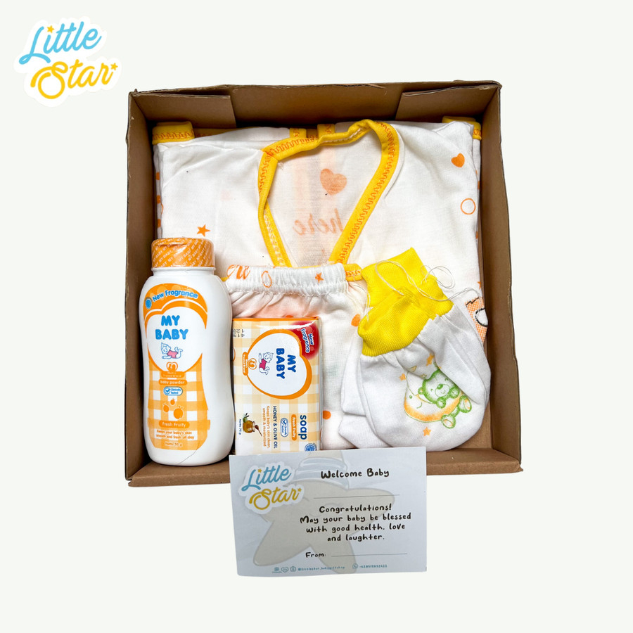 LS Hampers Bayi Kado Lahiran Newborn Paket Parcel Gift Set Baju Sabun