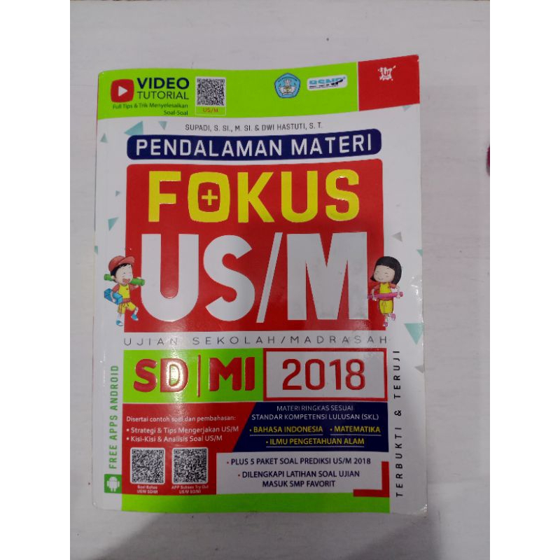 Buku pendalaman materi Fokus US/M SD|MI 2018