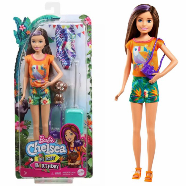 

Unik Boneka Barbie Mattel Skipper The Lost Birthday with Pet dan Koper Berkualitas