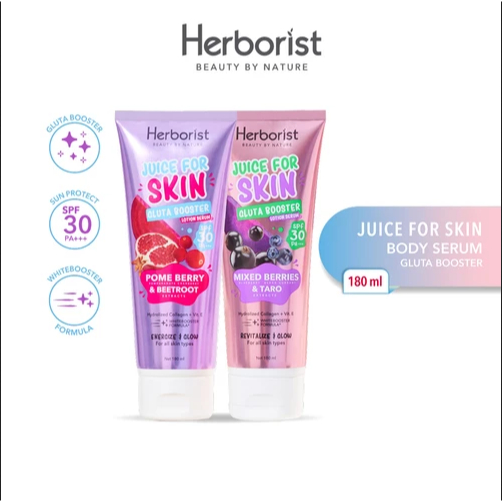 Herborist Juice For Skin Gluta Booster Lotion Serum SPF 30 PA+++ 180ml 180 ML