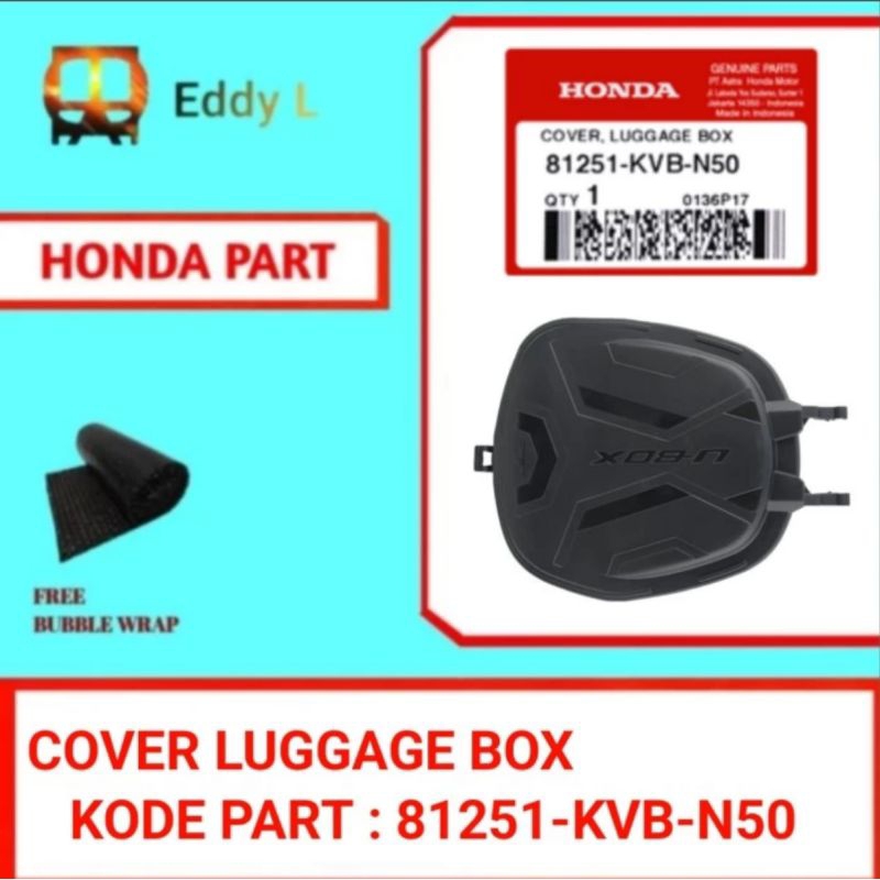 Tutup Bagasi Jok/Cover Luggage Box VARIO 110 (81251-KVB-N50) - AHM