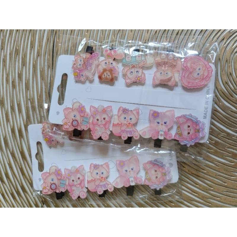 

pita kep jepit rambut disney duffy lina bell 10 pcs