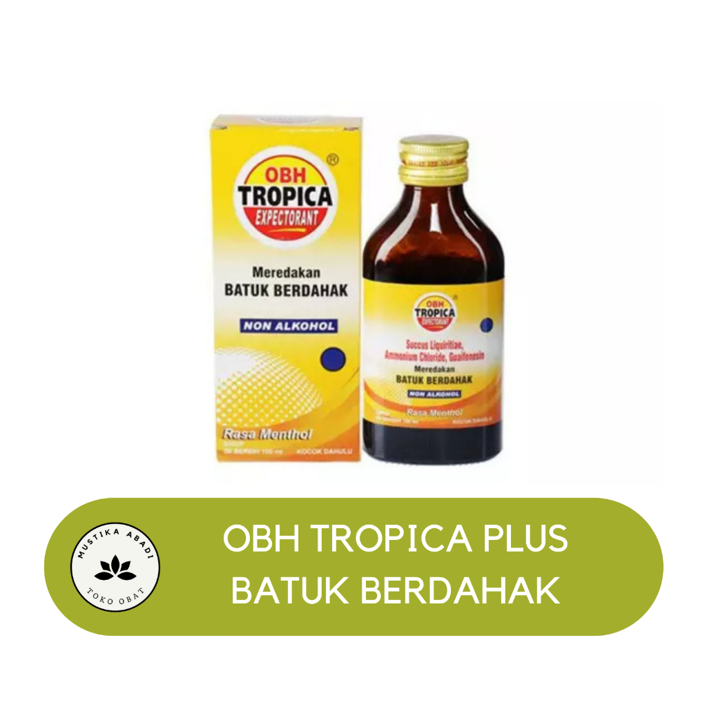 OBH Tropica Expectorant Menthol Meredakan Batuk Berdahak 100 ML