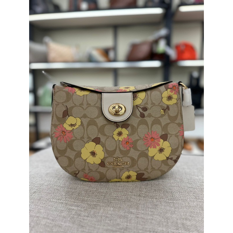 pelunasan Coach ella hobo floral