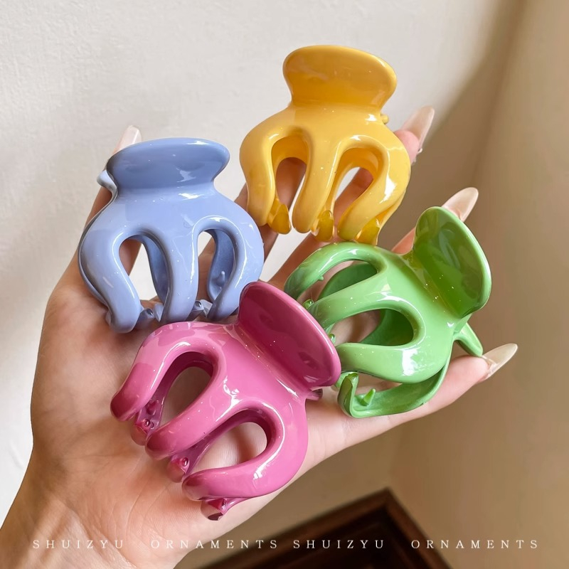 MMM Jepitan Rambut Model 3 Cakar Doff Jedai Haircules Wanita Bahan Plastik Korean Hair Claw Clip Women Fashion Hairpin Aksesoris Rambut Murah