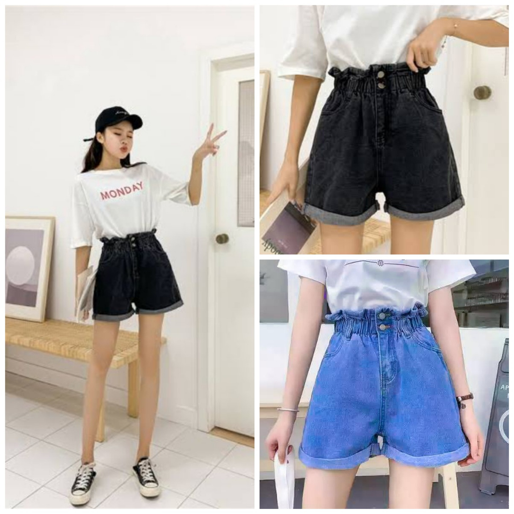 SUMMER ZOLZA HOT PANTS JEANS KANCING 2 KOREAN STYLE