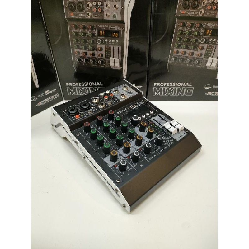 MIXER ASHLEY FIX 4 FIX4 4 CHANNEL USB BLUETOOTH ORIGINAL