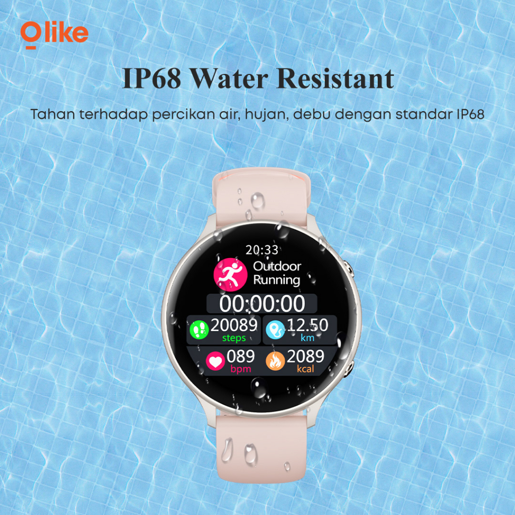 MINIGO OLIKE FW1 Smartwatch Interstellar IP68 | Android 6.0 &amp; IOS Garansi Resmi Olike