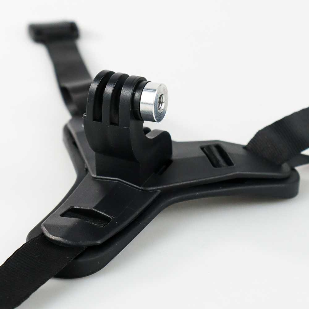 Mounting Helm Strap Bracket Motovlog Action Cam HP Holder Helm Strap Chin Mounting Dagu Gopro