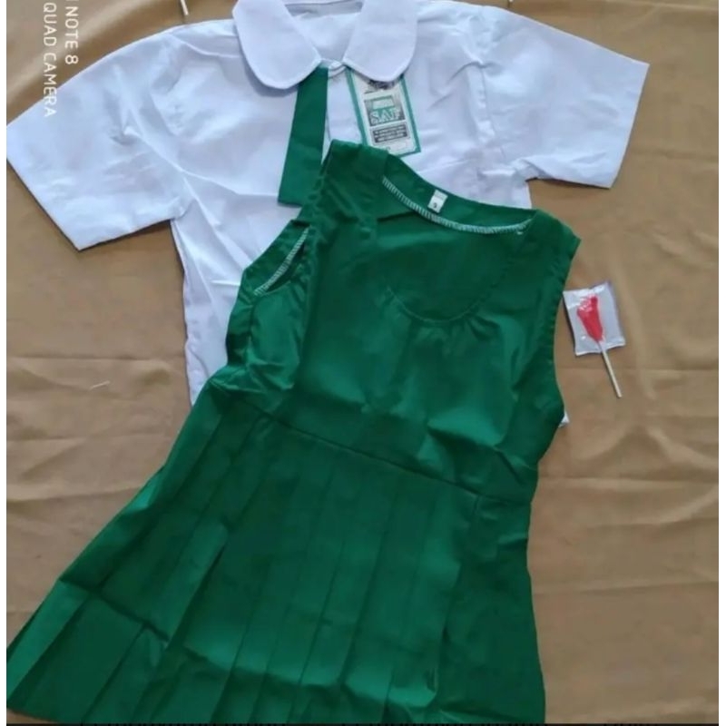 seragam TK pgri seragam nasional seragam tk hijau putih pendek murah