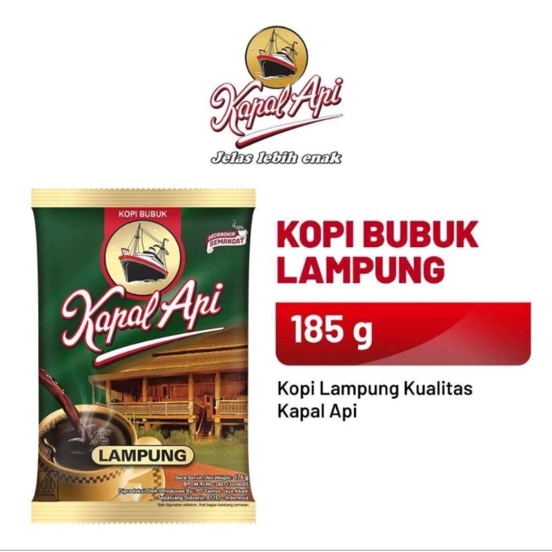 

Kopi Kapal Api Lampung 185gr