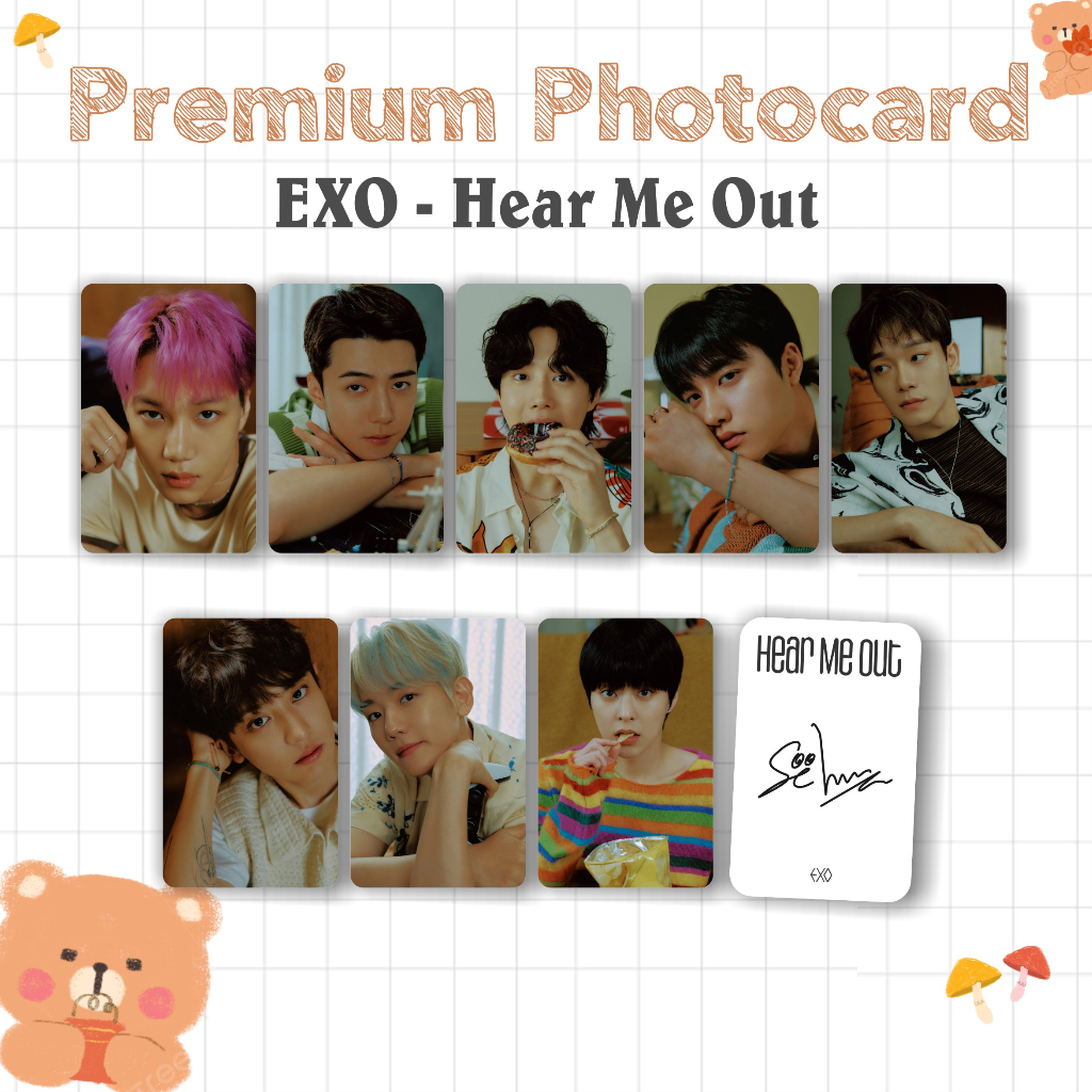 PC PHOTOCARD  PREMIUM EXO EXIST SG Hear me out