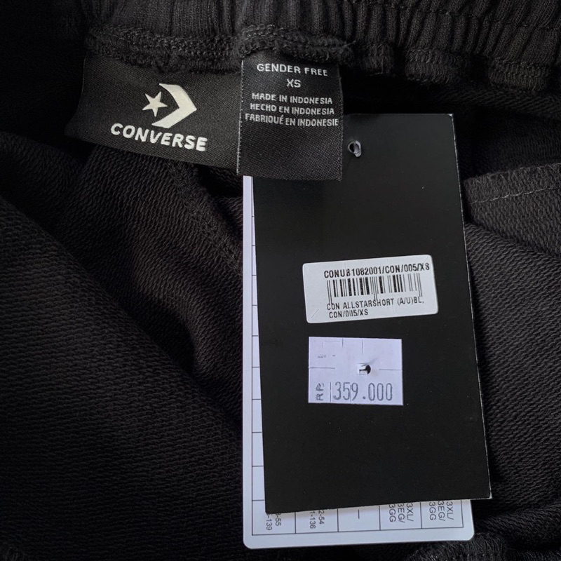 SHORTPANTS CONVERSE ORIGINAL ( RESMI PT MAP )