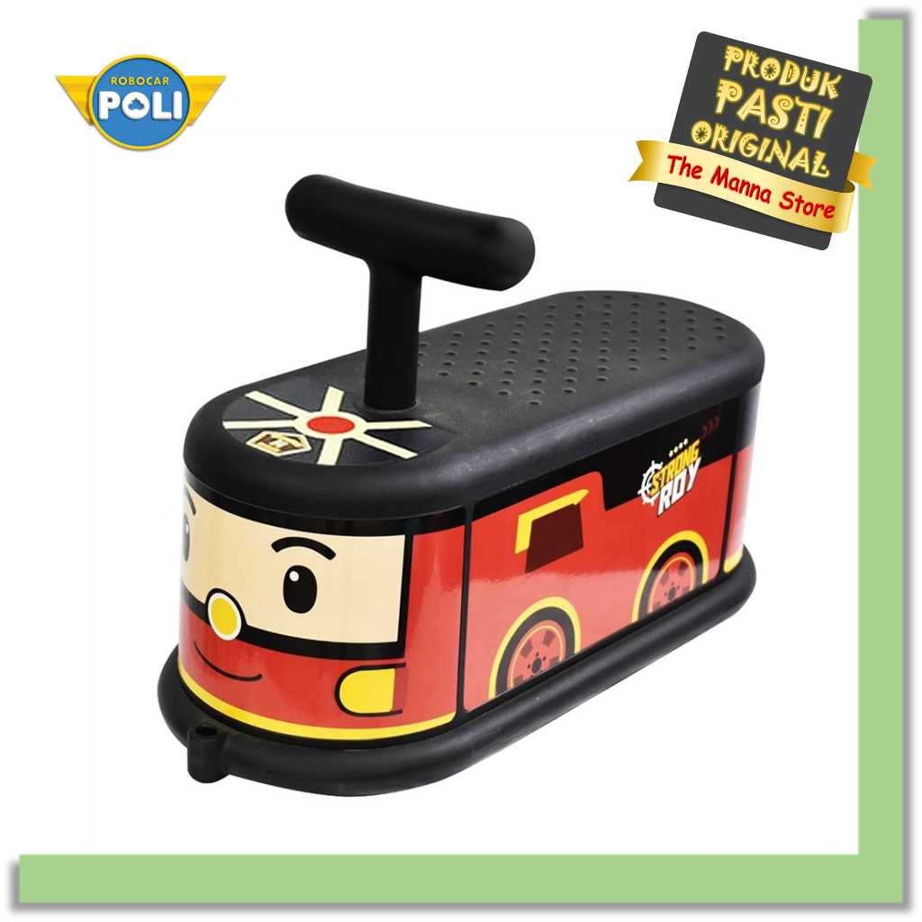 Robocar Poli Rolling Car Roy Ride on Boom Boom Car Korean Toys Animation Mainan Anak Z-15R