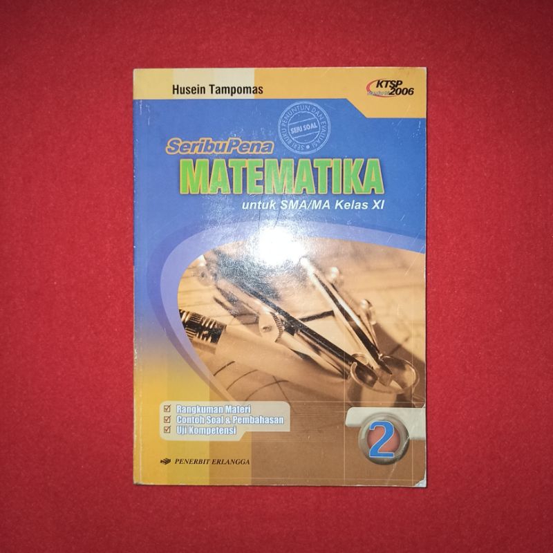buku pelajaran seribupena matematika SMA kelas 2 KTSP