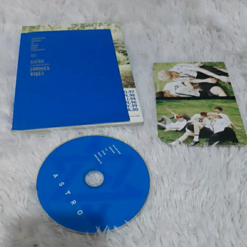 OFFICIAL 2ND MINI ALBUM ASTRO SUMMER VIBES ALBUM ONLY (PHOTOBOOK & CD) + 1 OFFICIAL POSTCARD AROHA 1