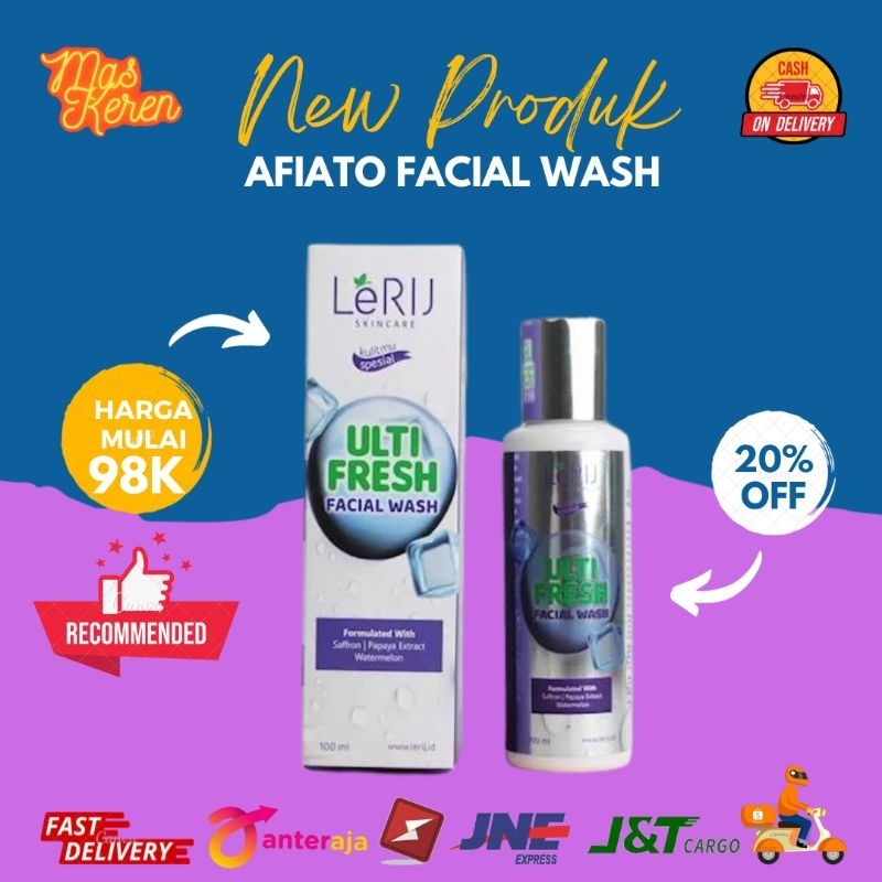 Afiato LeRIJ Ultifresh Facial Wash Sabun wajah