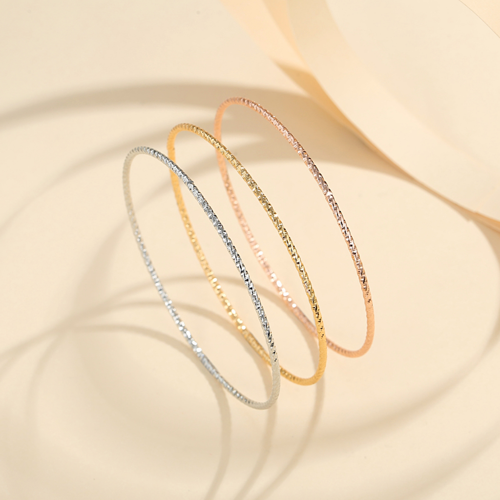 Y151 [COD✔] Gelang 3 Warna Sederhana Gaya Korea Kepribadian Wanita Gelang Anti Luntur