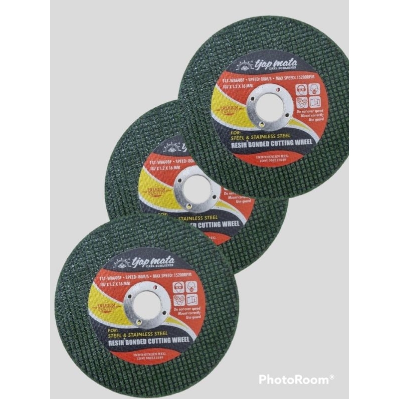 BATU GERINDA POTONG BESI 4" TJAP MATA / CAP MATA / BATU POTONG GRINDA 4 INCH