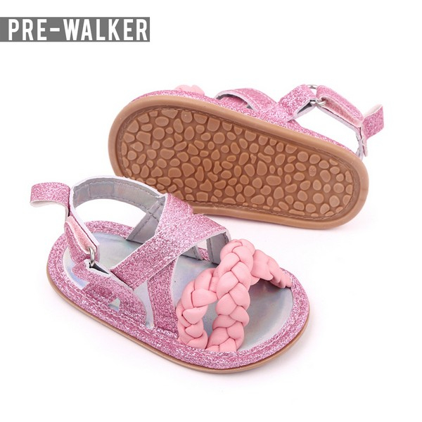 Sepatu Sendal Bayi Perempuan - Sendal Prewalker Bayi Anti Slip S1328