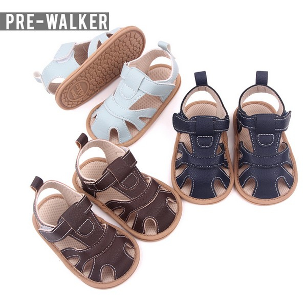 Sepatu Sendal Anak Bayi Laki Laki | Prewalker Baby Import Anti Slip S1329