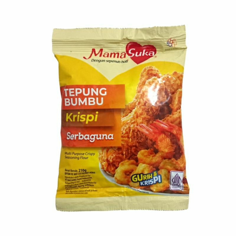 

Mama Suka Mamasuka Tepung Bumbu Krispi Serbaguna 210gr