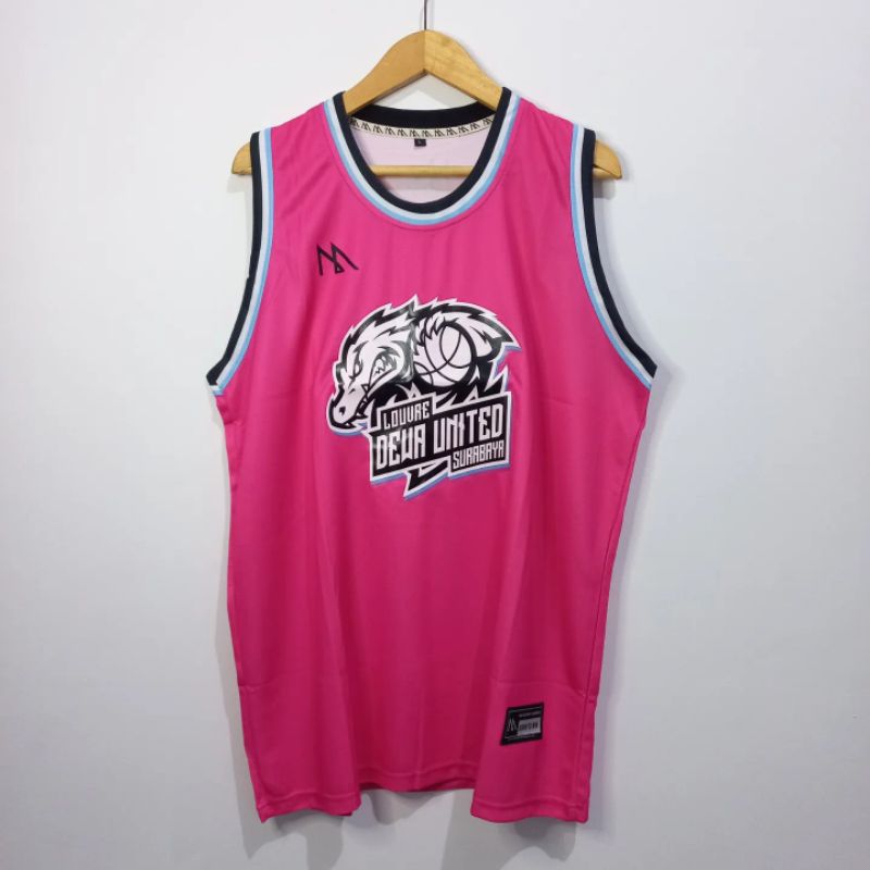 JERSEY BASKET LOUVRE DEWA UNITED SURABAYA VALENTINE EDITION - PINK